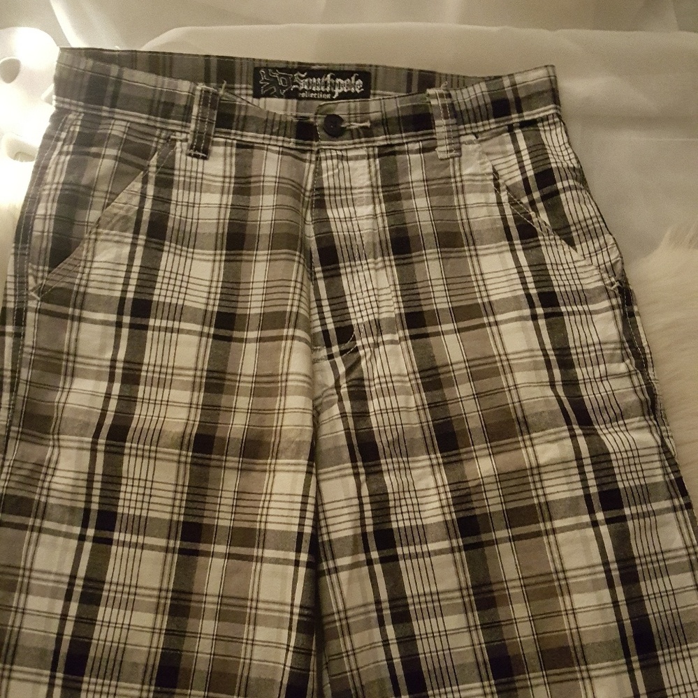 South Pole Plaid Shorts